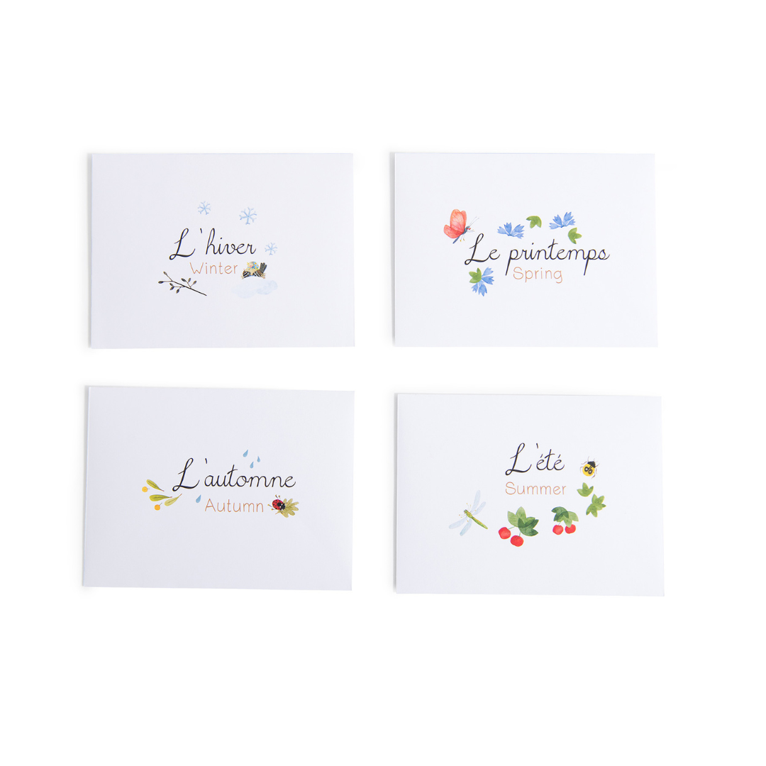 Moulin Roty - Évszakok mágneses naptár - Kiskertem