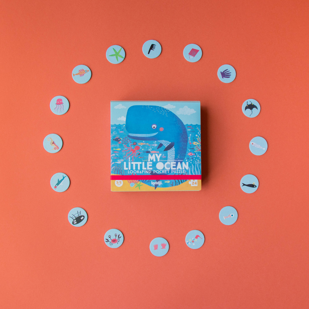 kis óceán puzzle darabok