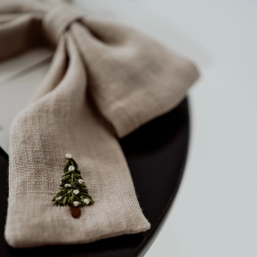 Lanika Atelier karácsonyi masnis hajcsat - bézs