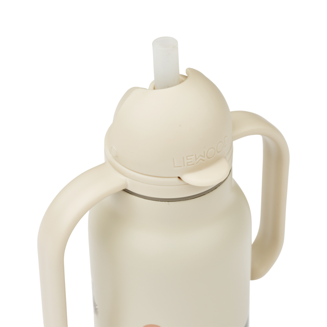 Liewood Kimmie szivószálas kulacs - kicsi barack