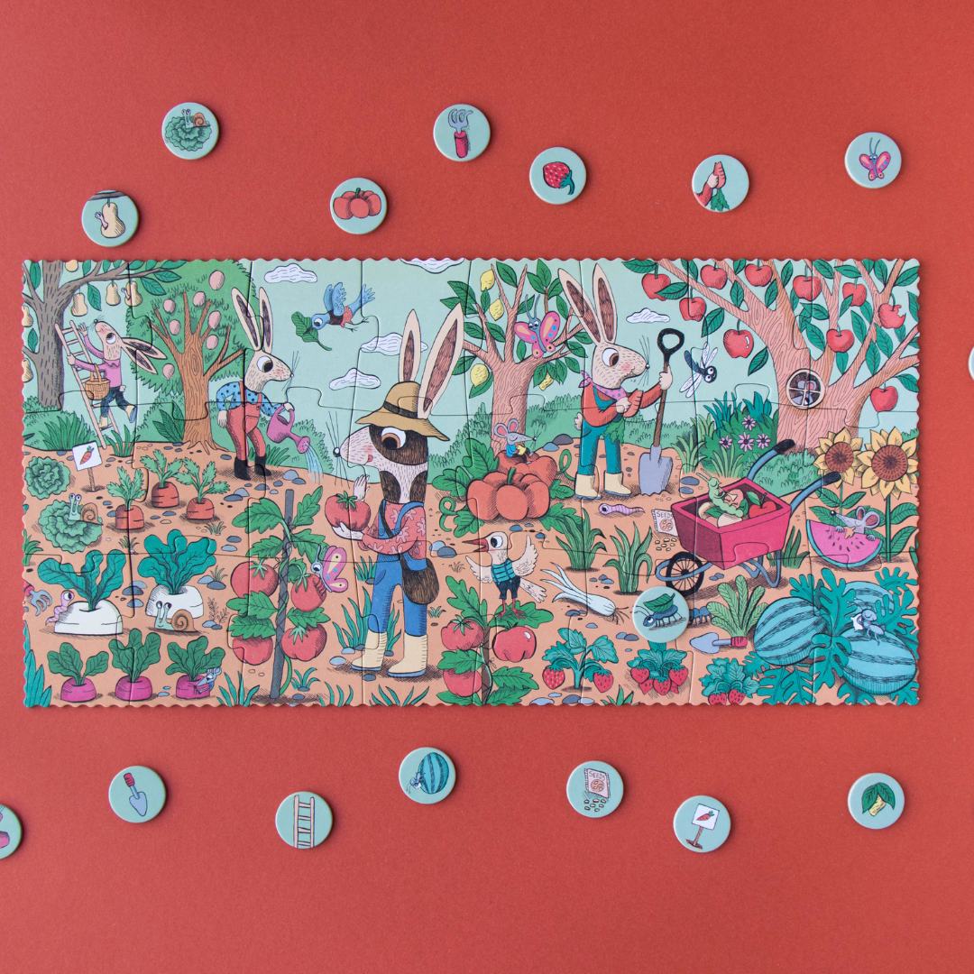 londji - Puzzle - A nyuszik kertje