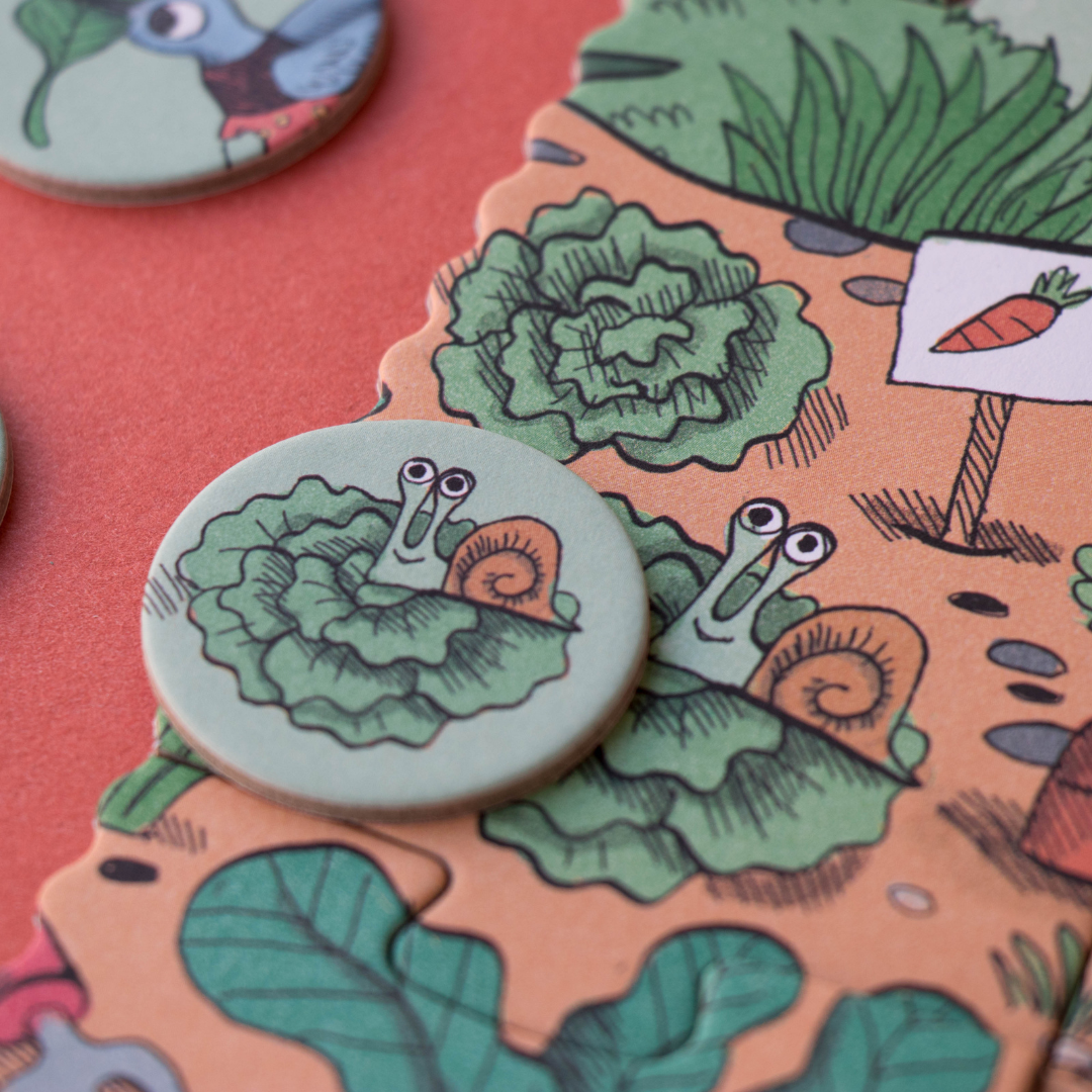 londji - Puzzle - A nyuszik kertje