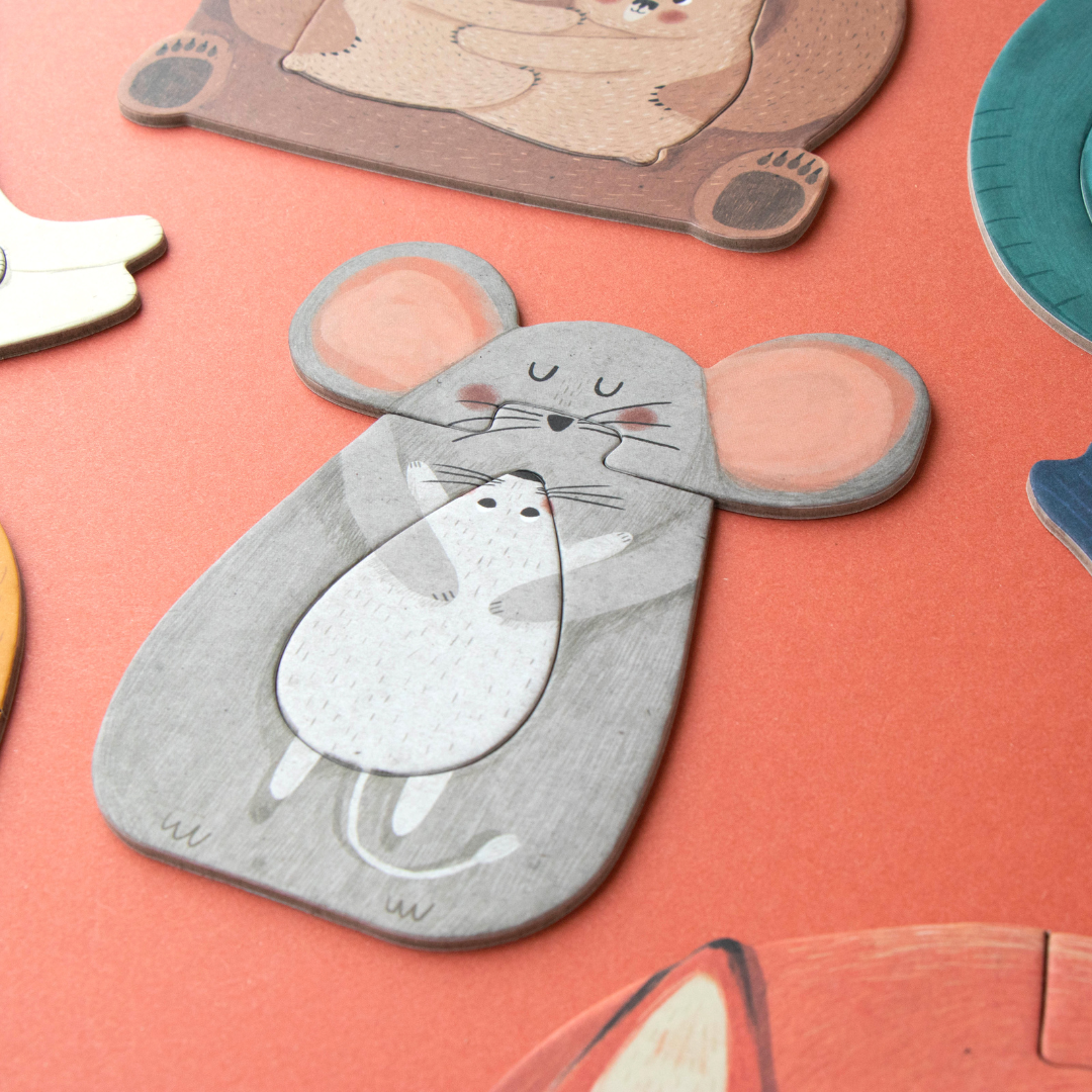 londji - Puzzle - Mama ölelő karjaiban