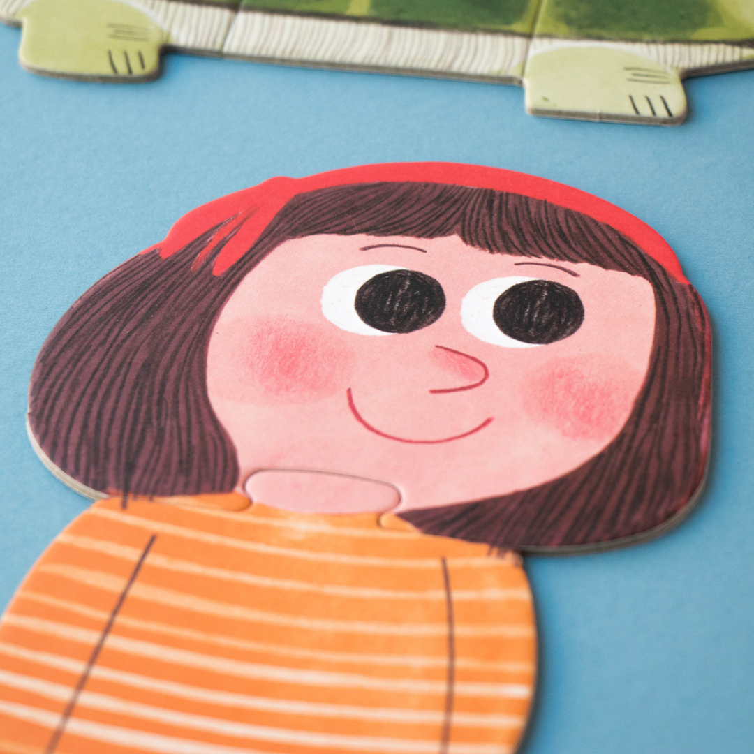 Londji Szeretem az állatok kirakó játék a Pippadu polcain - részlet