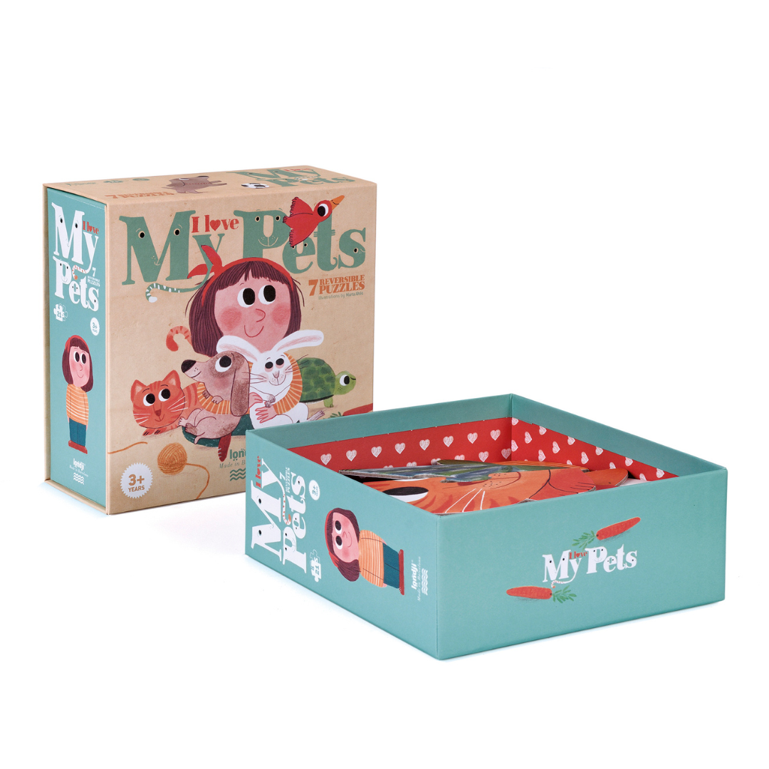 Kirakó játék gyerekeknek 3 éves kortól a Londji márkától - Szeretem az állatokat - Pippadu