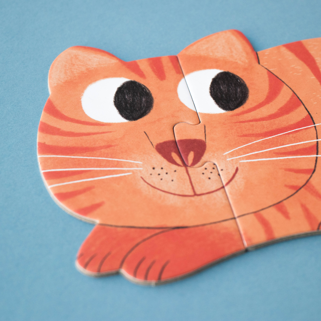 Cica puzzle játék gyerekeknek 3 éves kortól - Pippadu