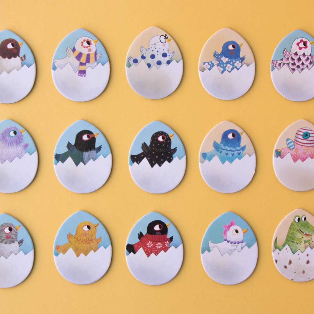 londji - Tyúkok és csibék - Memóriajáték