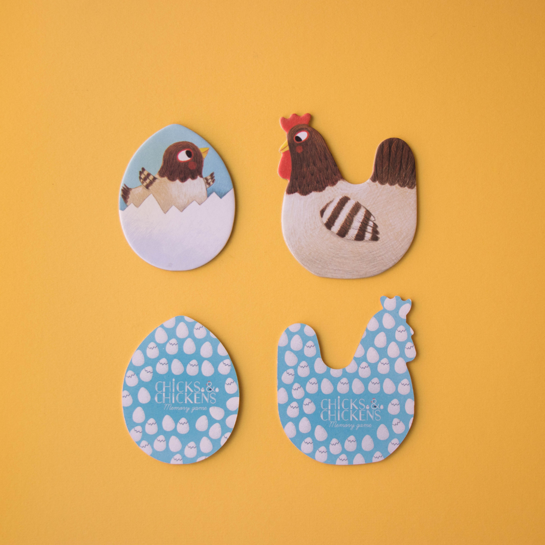 londji - Tyúkok és csibék - Memóriajáték