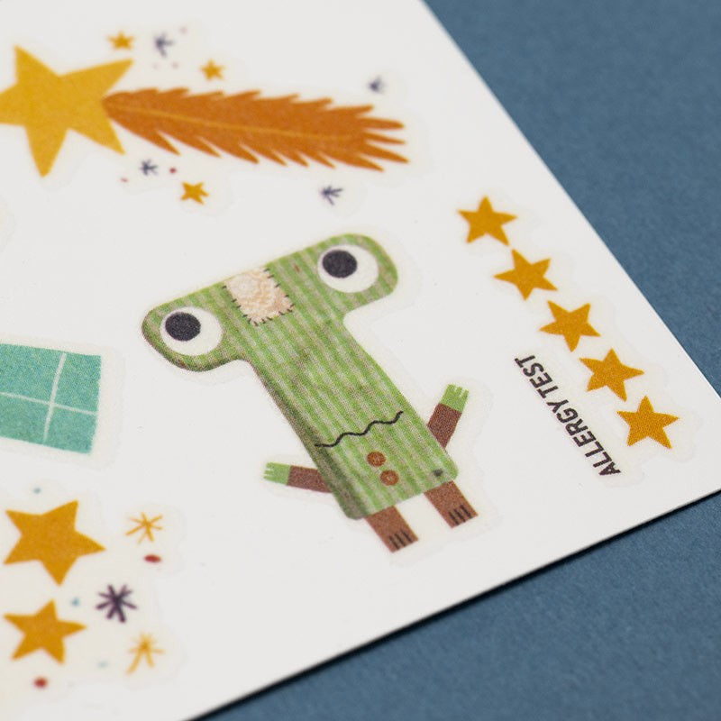 Londji Űrverseny gyerek tetoválás kis űrlény mintával