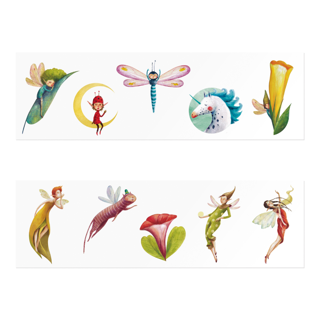 londji - Gyerek tetoválások - tündér mintákkal Pippadu