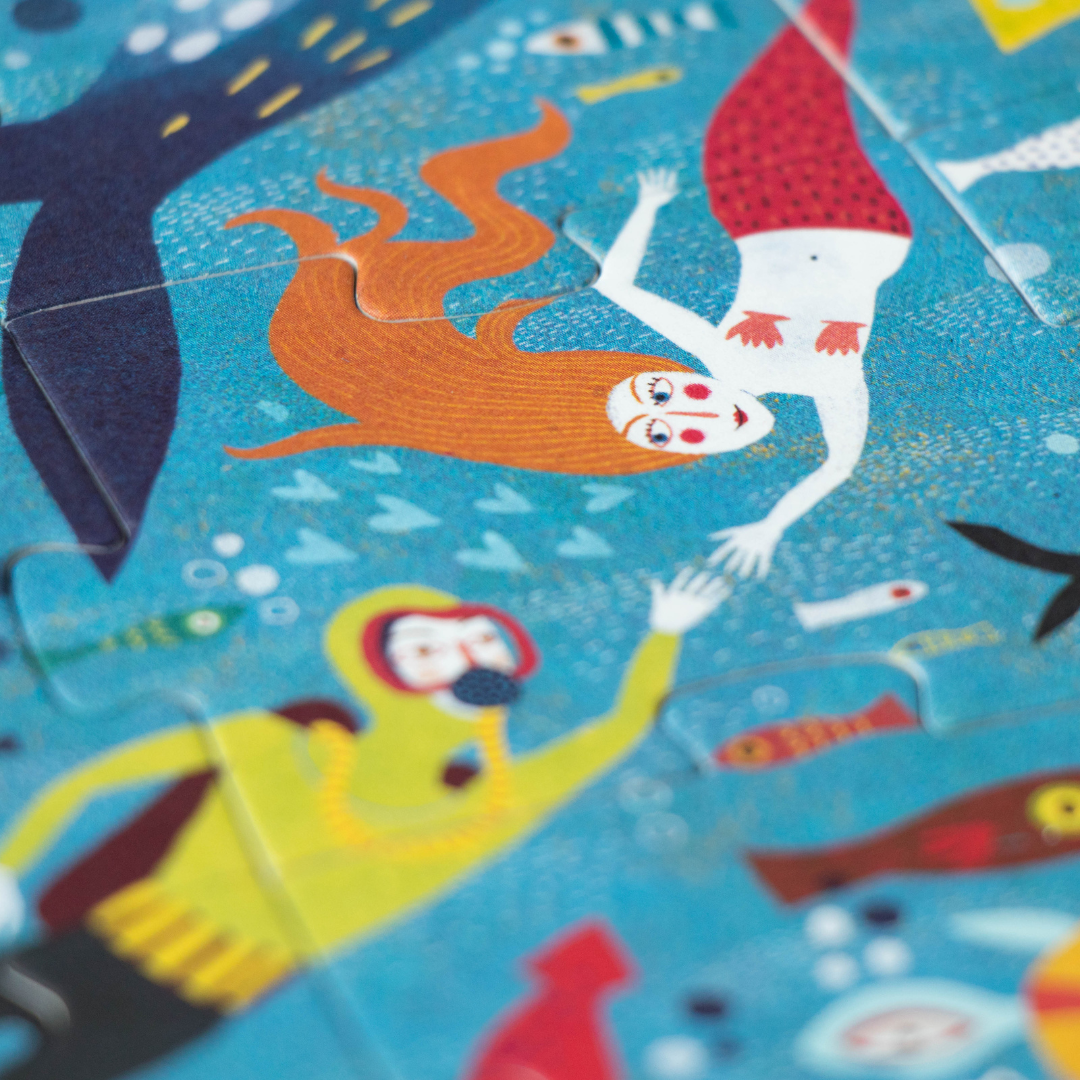 londji puzzle búvár Pippadu