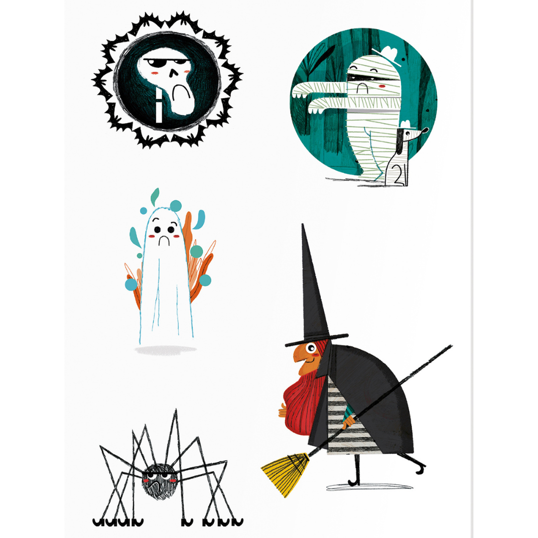 londji gyerek halloween tetkó