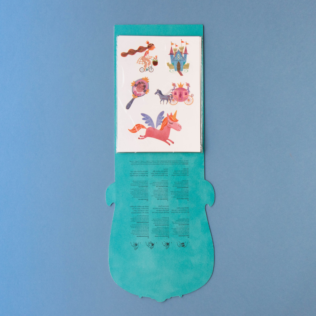 londji Hercegnő mintával gyerek tetoválás a Pippadu polcain - 10 db tetoválás