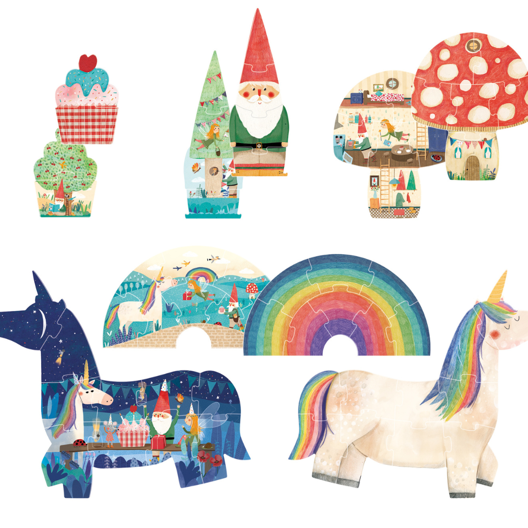 boldog egyszarvú szülinapot puzzle