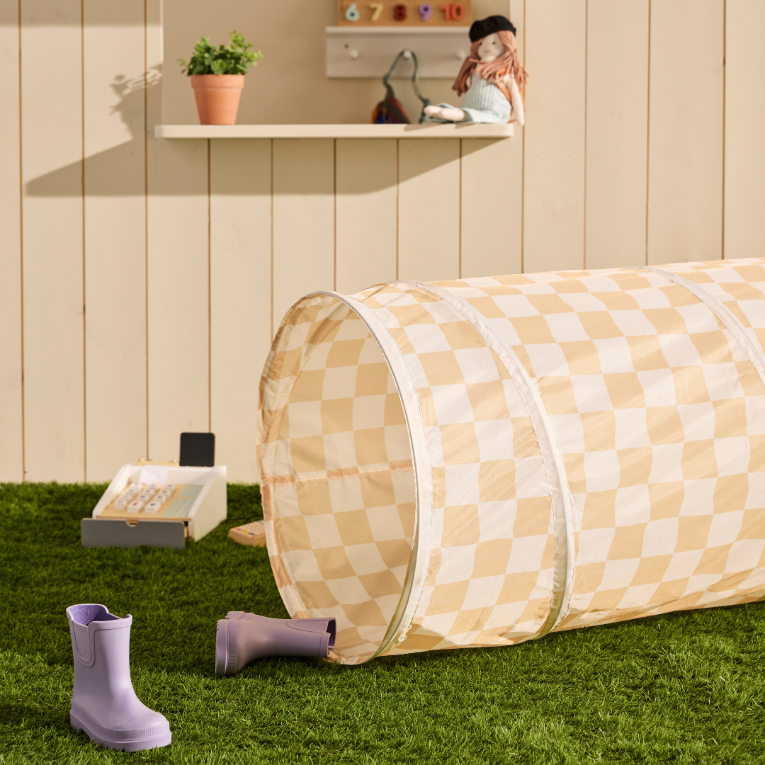 Kid's Concept - Star - Mászóalagút (sárga kockás)