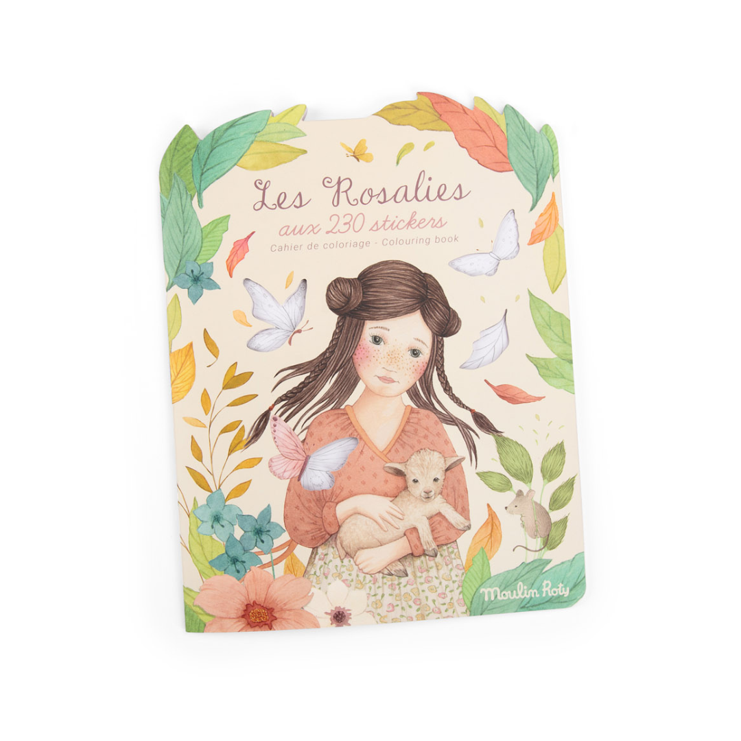 Moulin Roty matricázó és színező album - Rózsababák