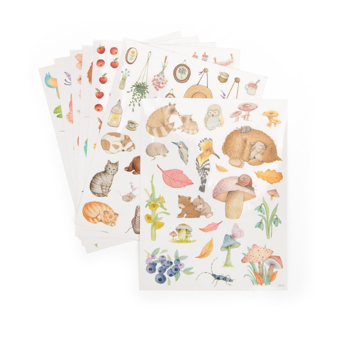 Moulin Roty matricázó és színező album - Rózsababák