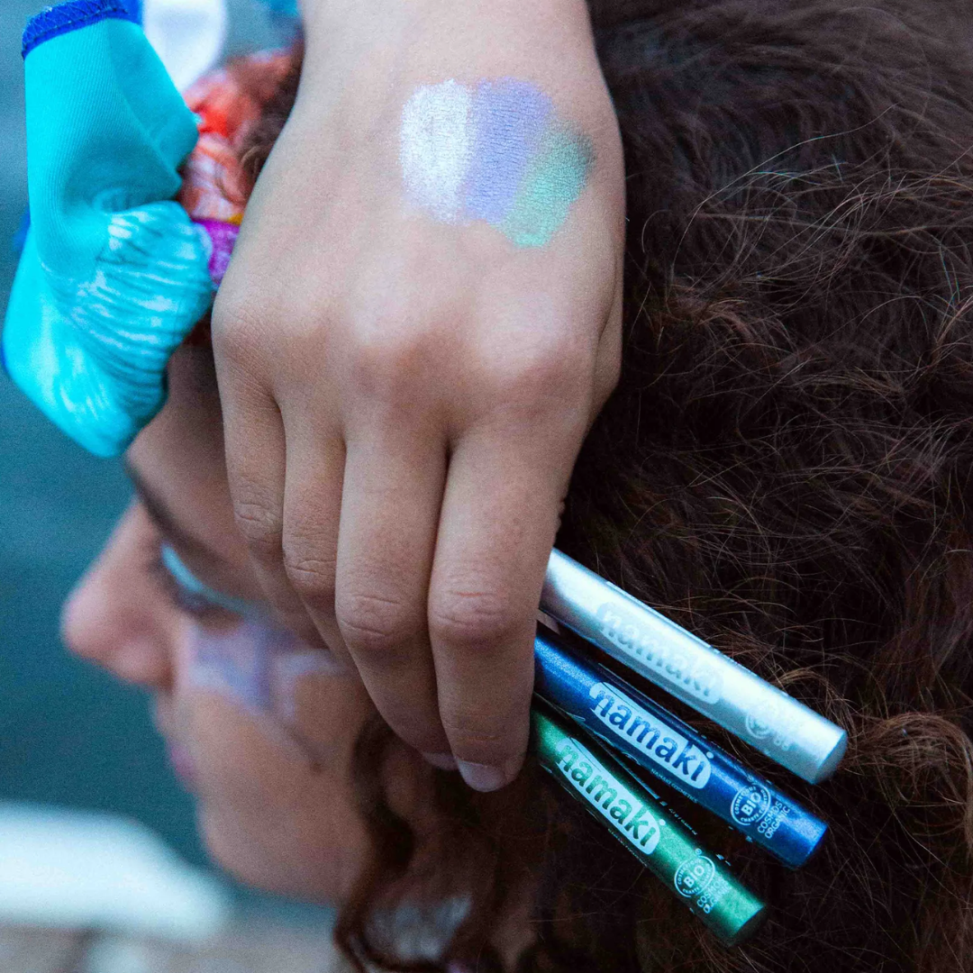 Namaki gyerek sminkceruza szett (csillám) - holdfény - Pippadu