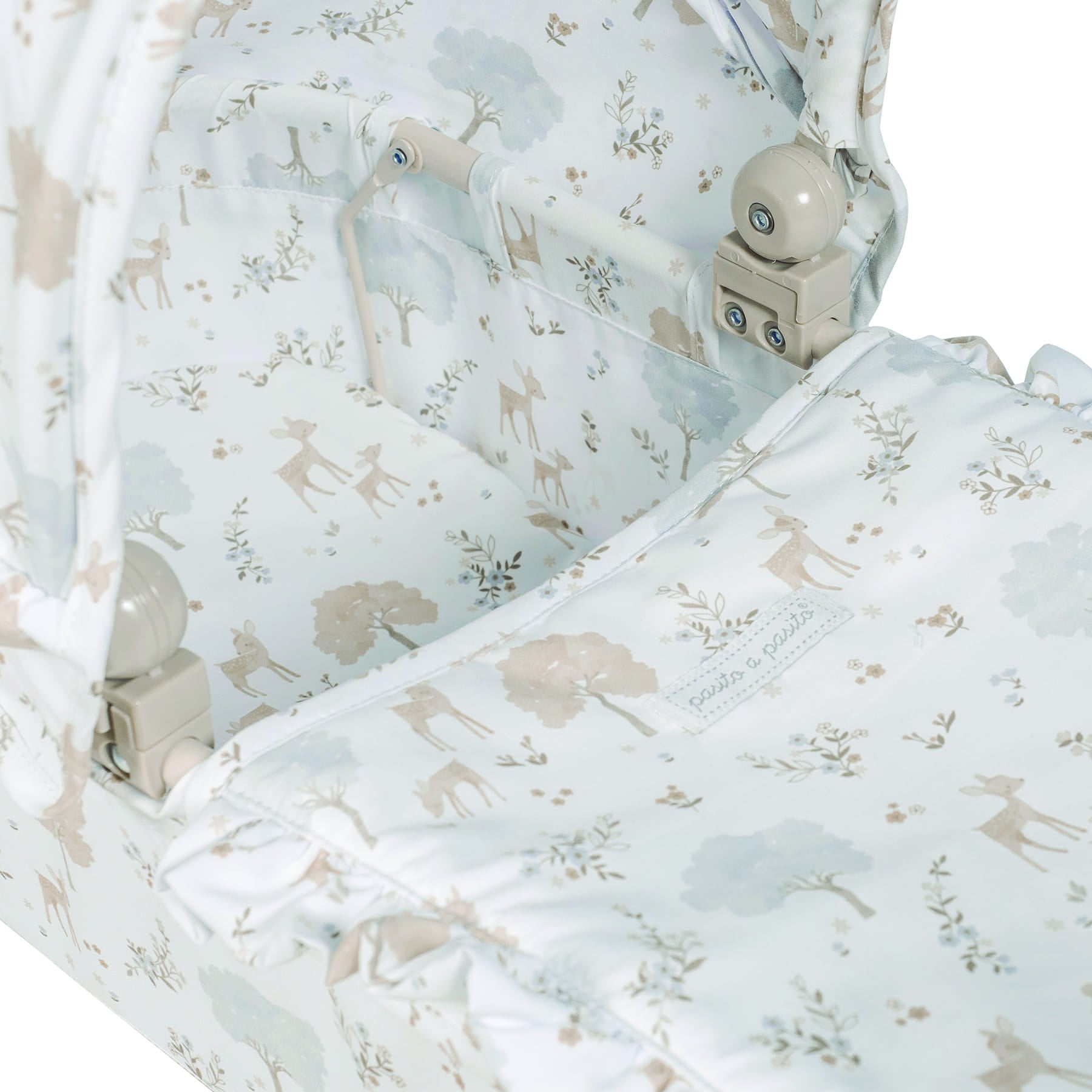 Klasszikus játék babakocsi közelről