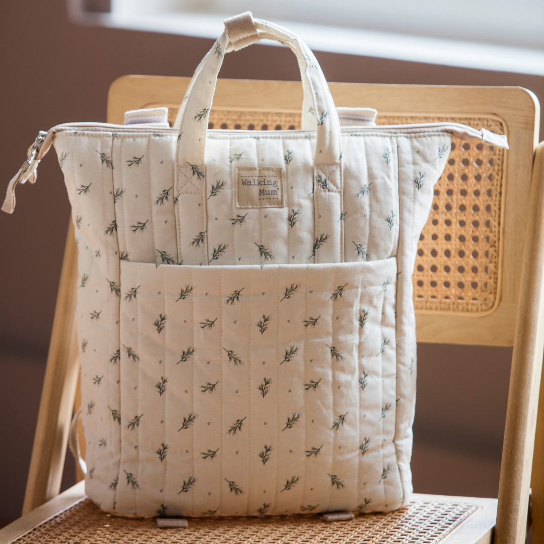 Pelenkázó hátizsák - Mimóza (Zöld)