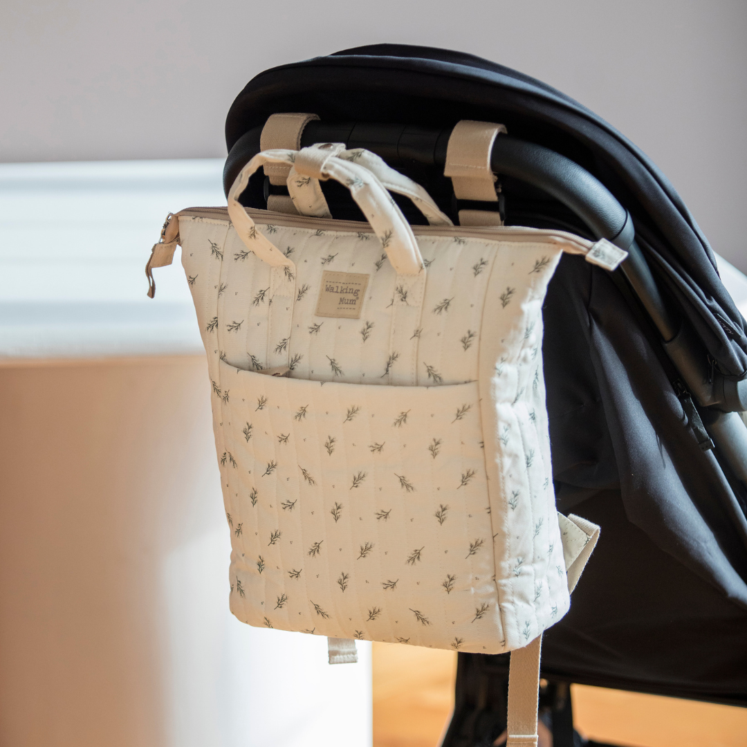 Pelenkázó hátizsák - Mimóza (Zöld)