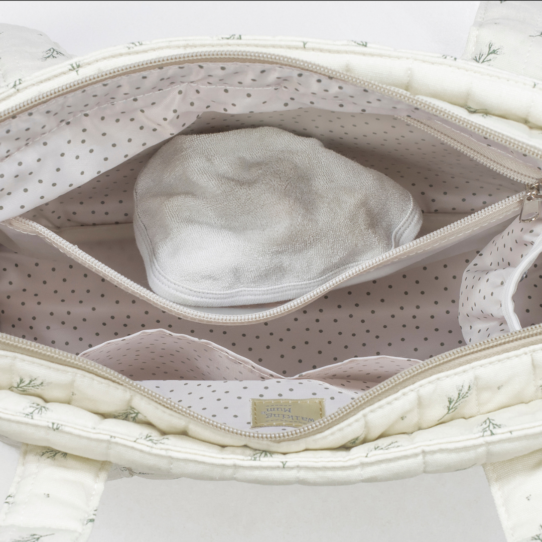 Pelenkázó táska - Mimóza (Zöld)