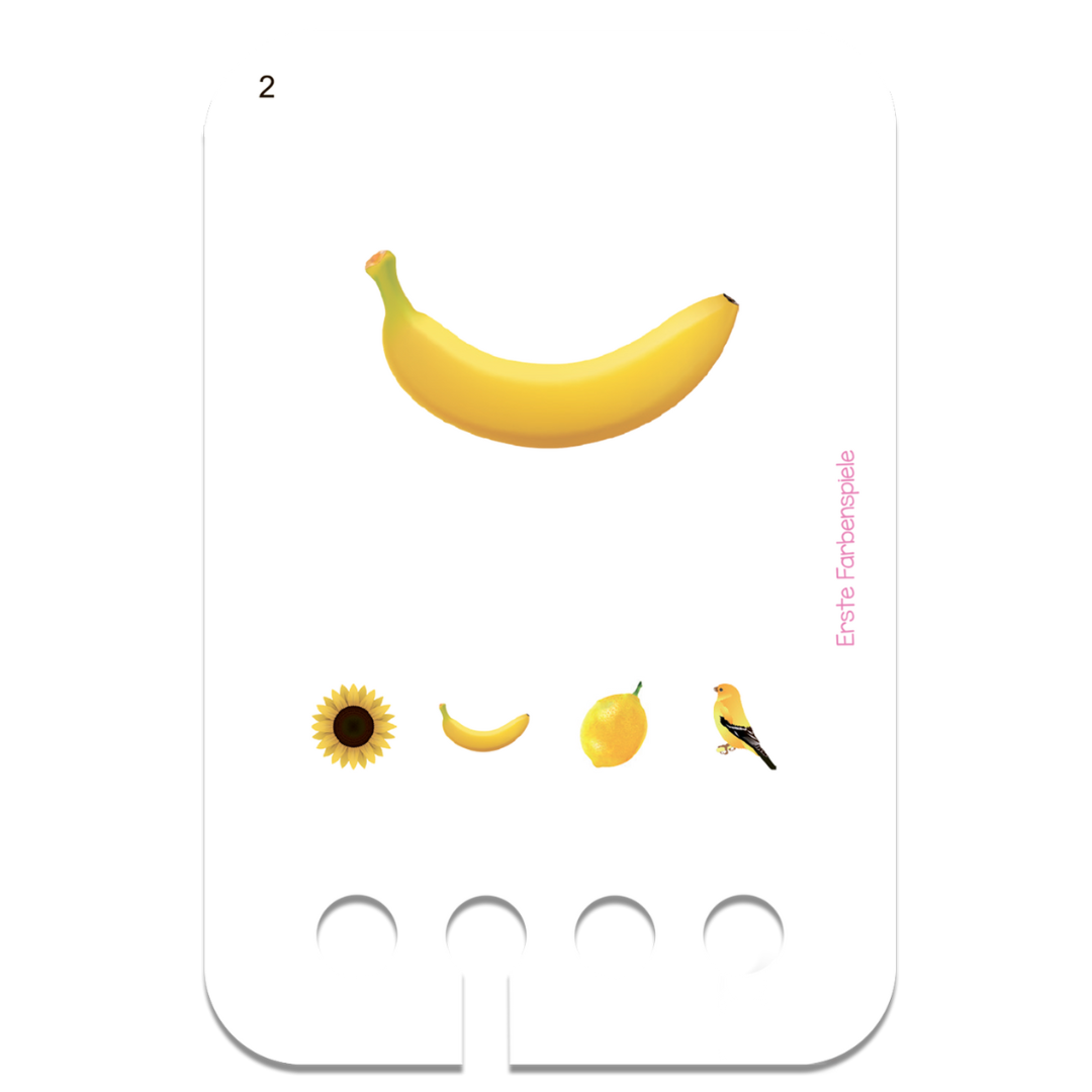 Puncho fejlesztő játék gyerekeknek fa tartóval - színek téma