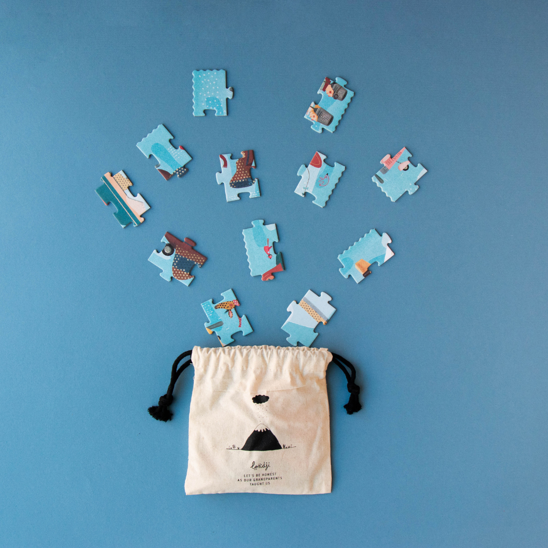 londji puzzle darabok repülő