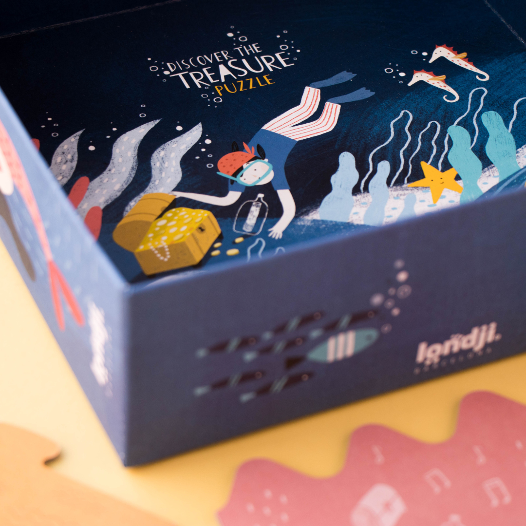 puzzle doboz- kincskereső- Pippadu