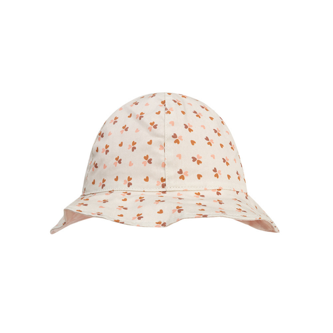 Swim Essentials szívecske mintás UV-szűrős gyerek napkalap UPF 50+ védelemmel.