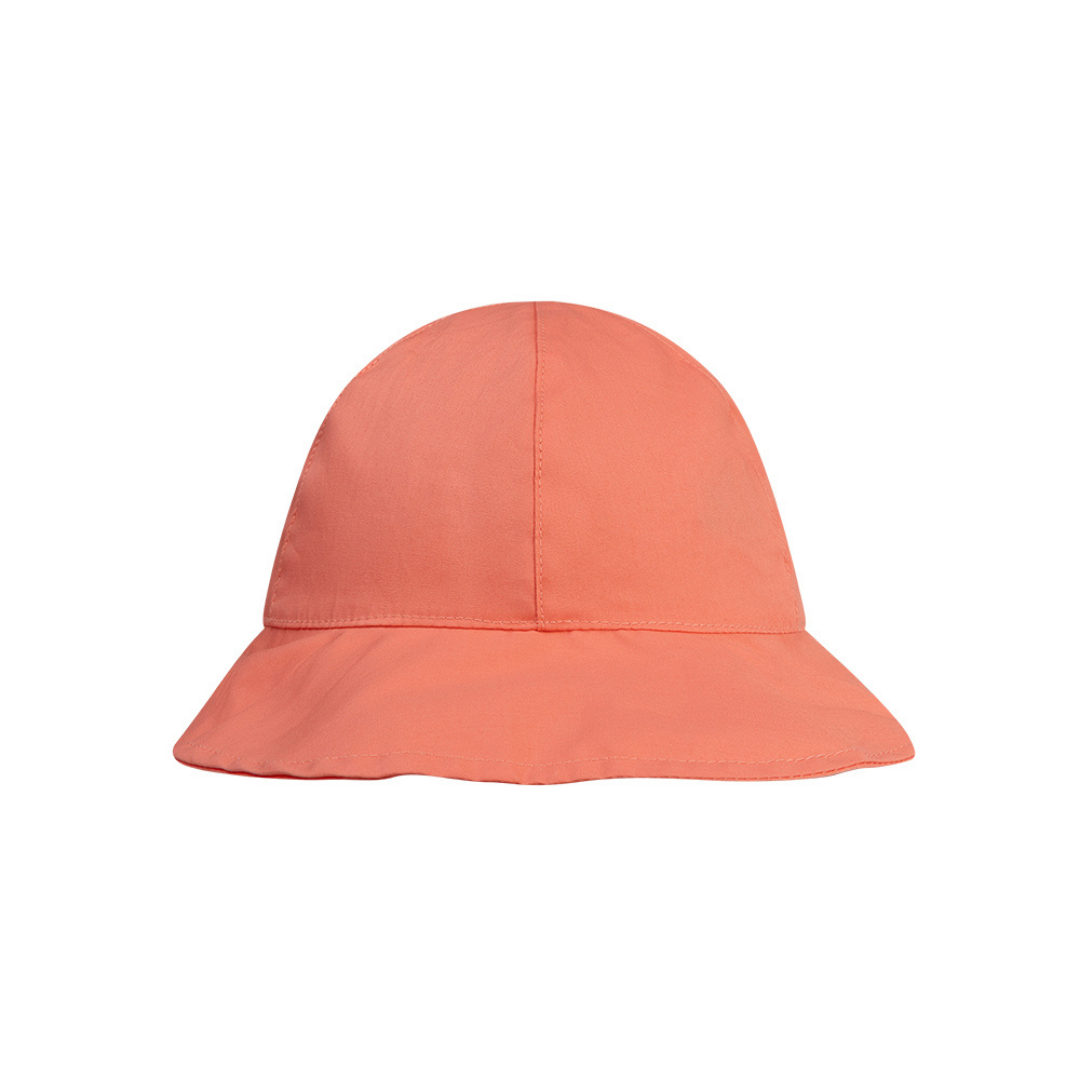 A Swim Essentials kagylós gyerek napkalap egyszínű rózsaszín, kifordított oldala.