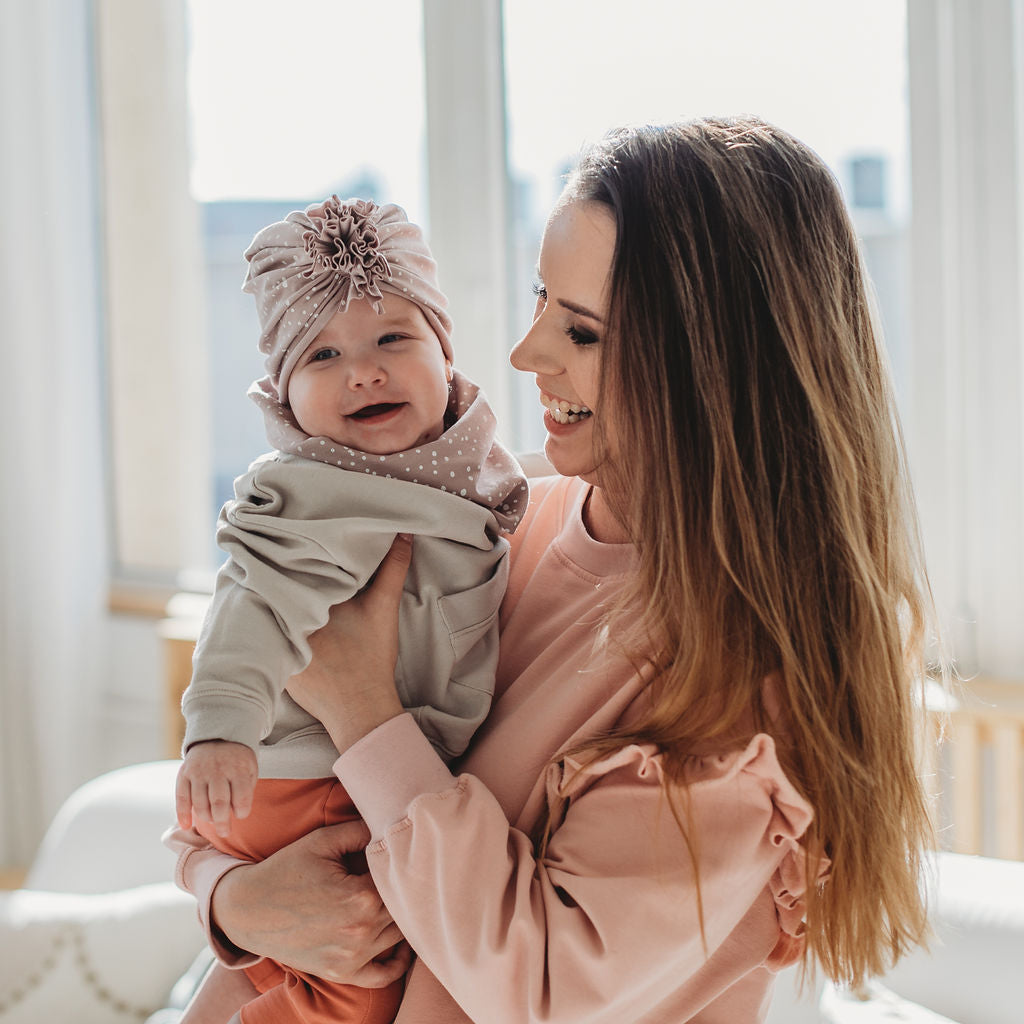 Turbánka-csősál szett (átmeneti) - választható színben