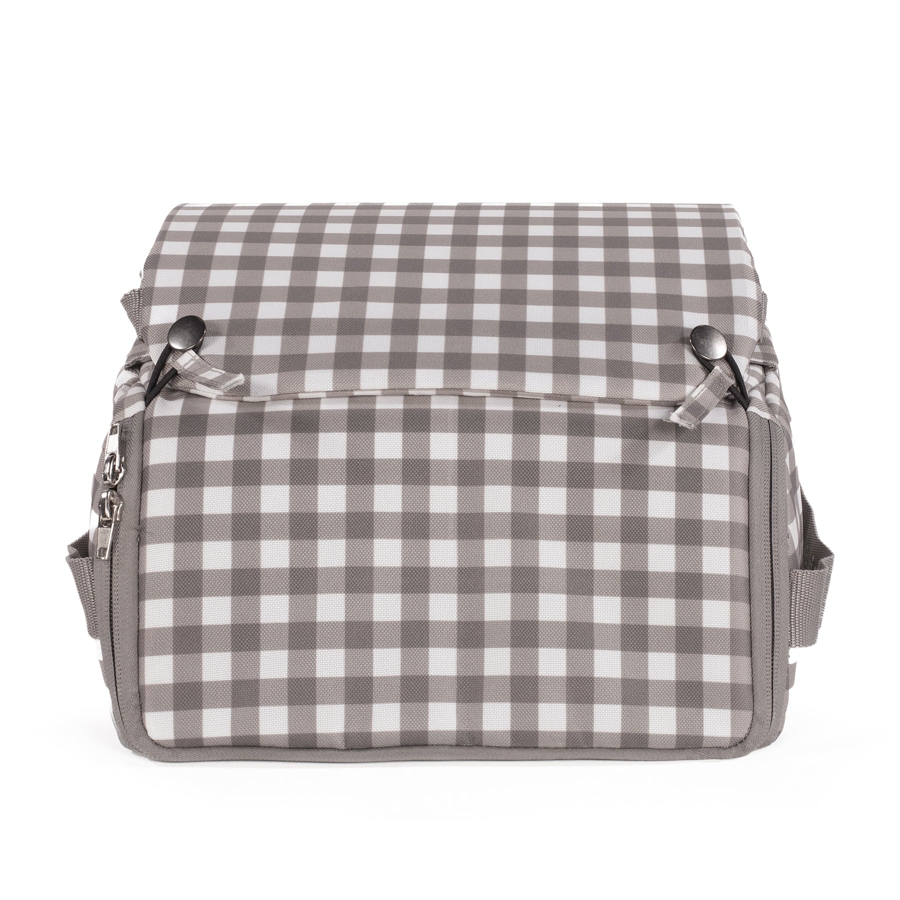 Kockás mintás hordozható székmagasítóoliva színben a Walking Mum márkától a Pippadu polcain