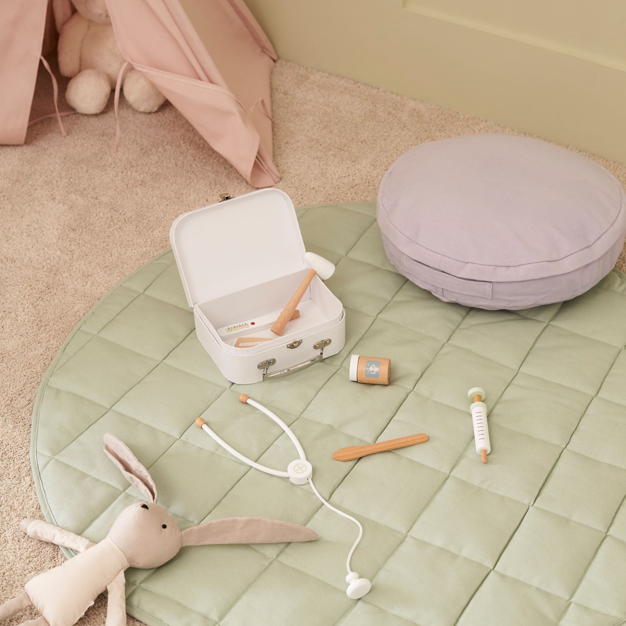 Kid's Concept fajáték - Orvosi táska fehér színben - pippadu