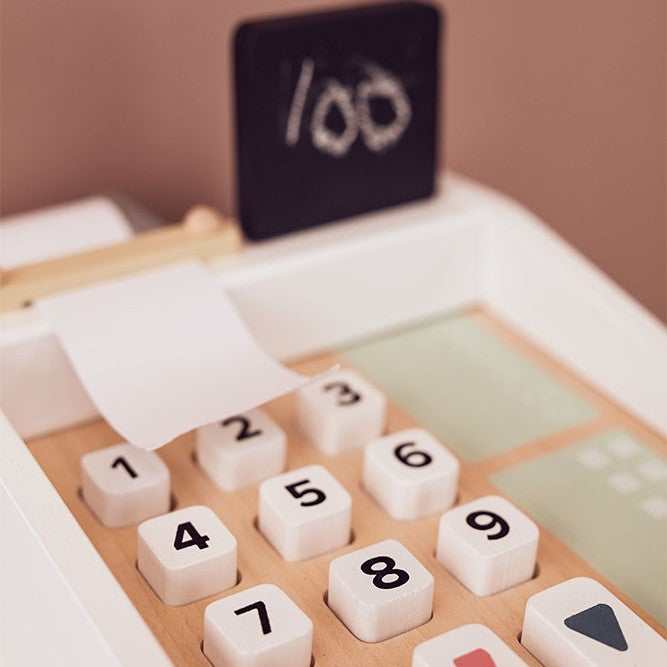 Fa gyerekjáték a Kid's Concept márkától - pénztárgép - pippadu