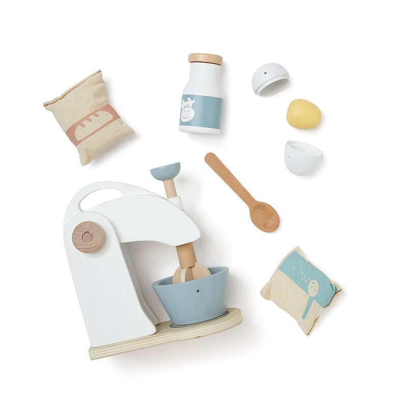 Kid's Concept gyerekjáték fából - Konyhai mixer szett - pippadu