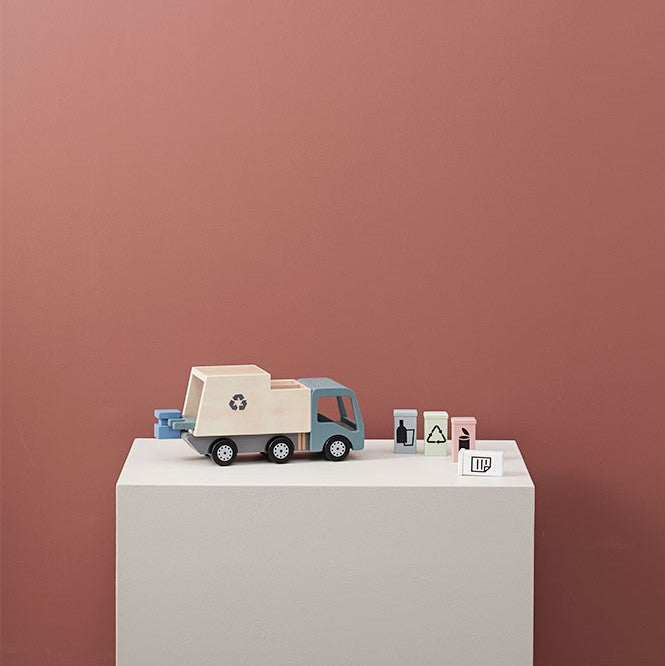 Kid's Concept szelektív hulladékgyűjtő autó - pippadu