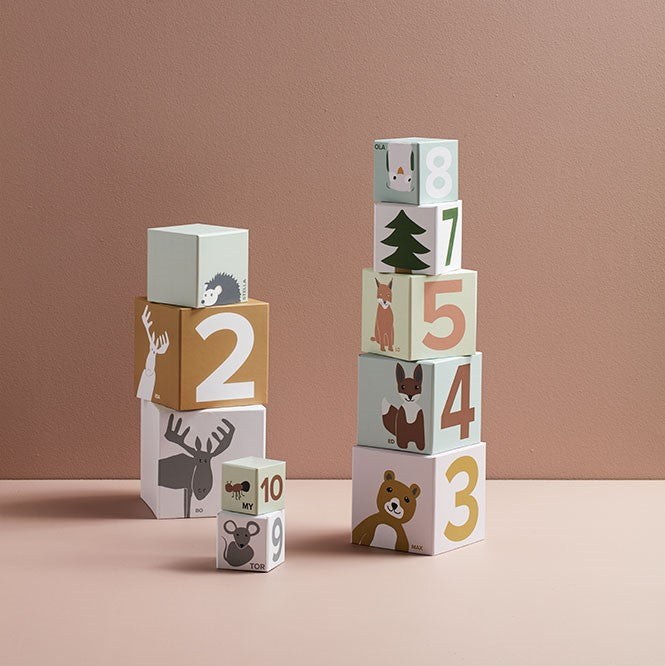 Kid's Concept - Edvin - Kocka építőtorony játék gyerekeknek - pippadu