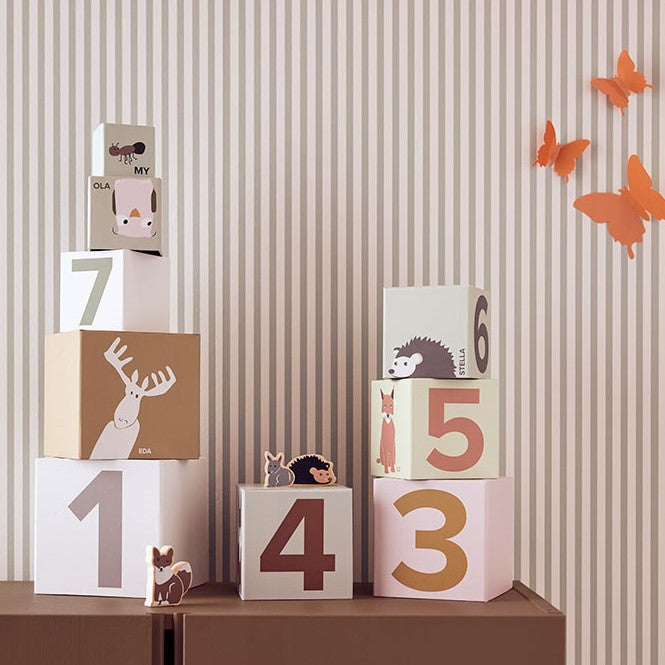 Kid's Concept - Edvin - Kocka építőrorony gyerekjáték - pippadu