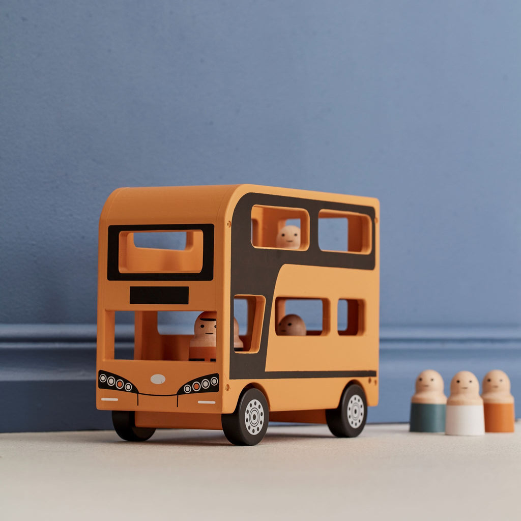 Kid's Concept Emeletes busz fajáték gyerekeknek pippadu