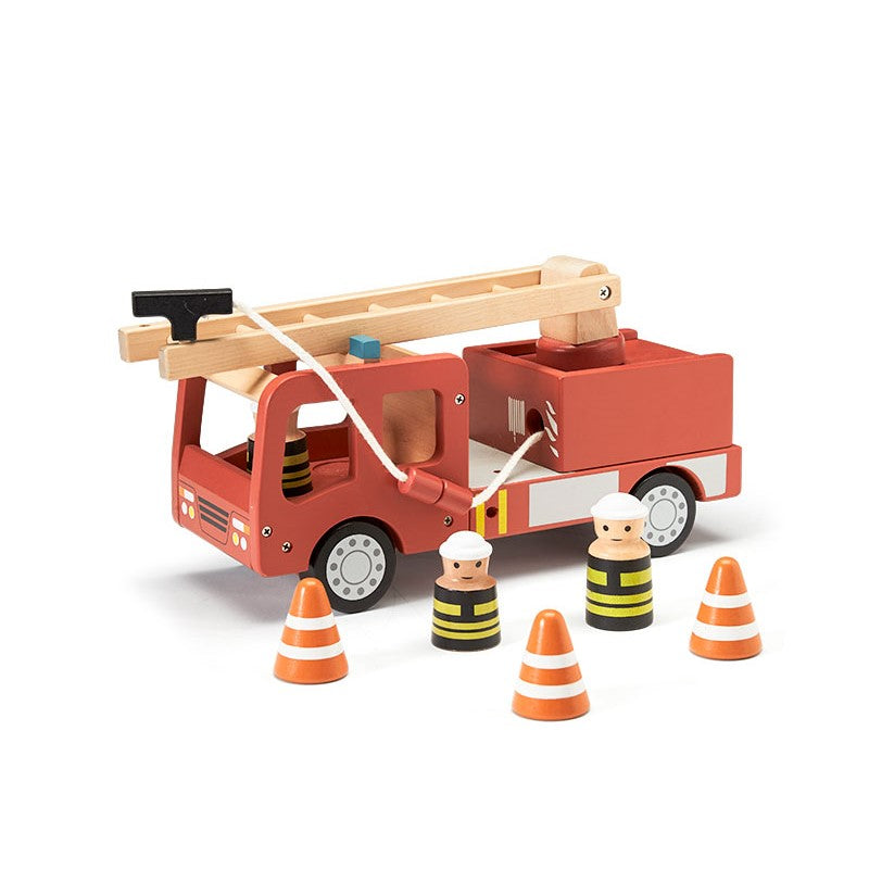 Fa tűzoltó autó környezettudatos játék - pippadu - Kid's Concept