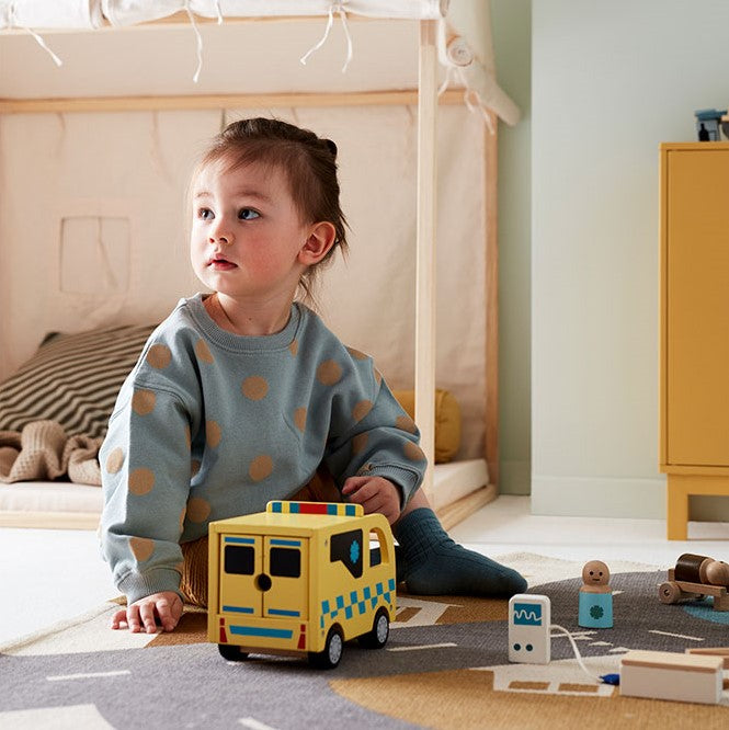 Pippadu - gyerekjáték fából 3 éves kortól - Kid's Concept Mentőautó