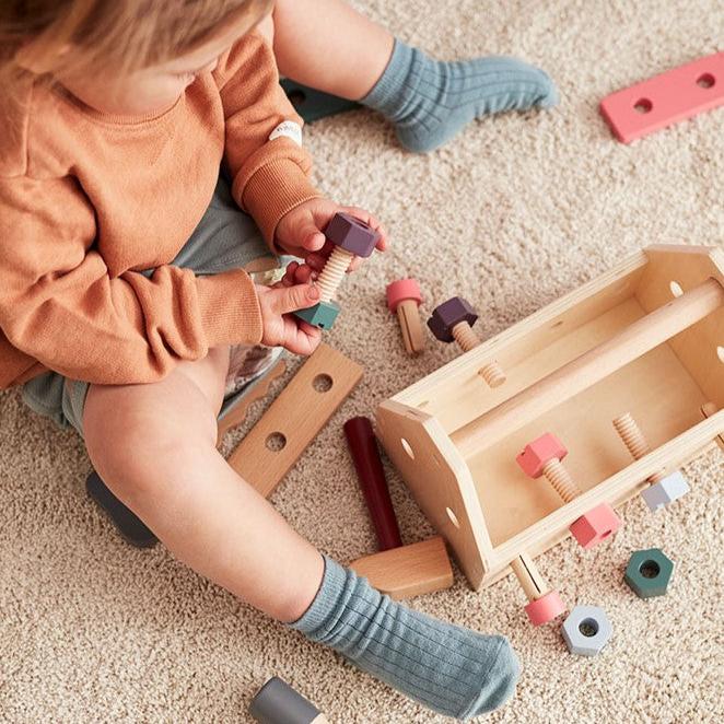 Kid's Concept fajáték - Szerszámos láda - pippadu