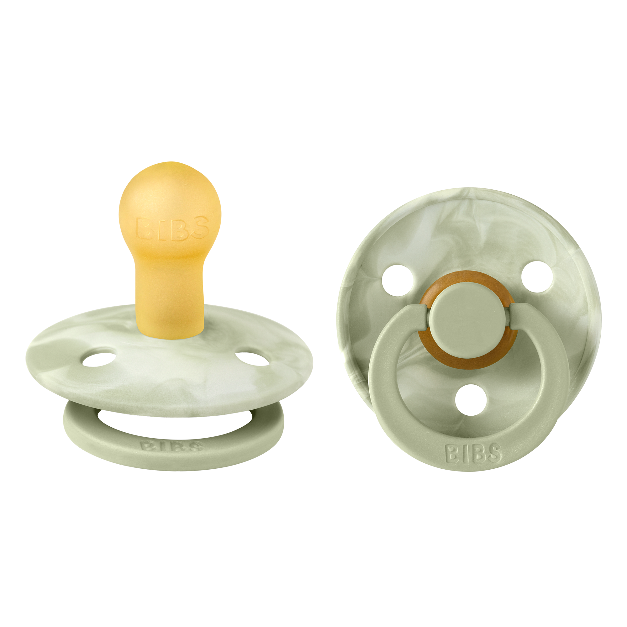 BIBS Colour Tie Dye cumi - zsálya/krémfehér - 1. méret - pippadu