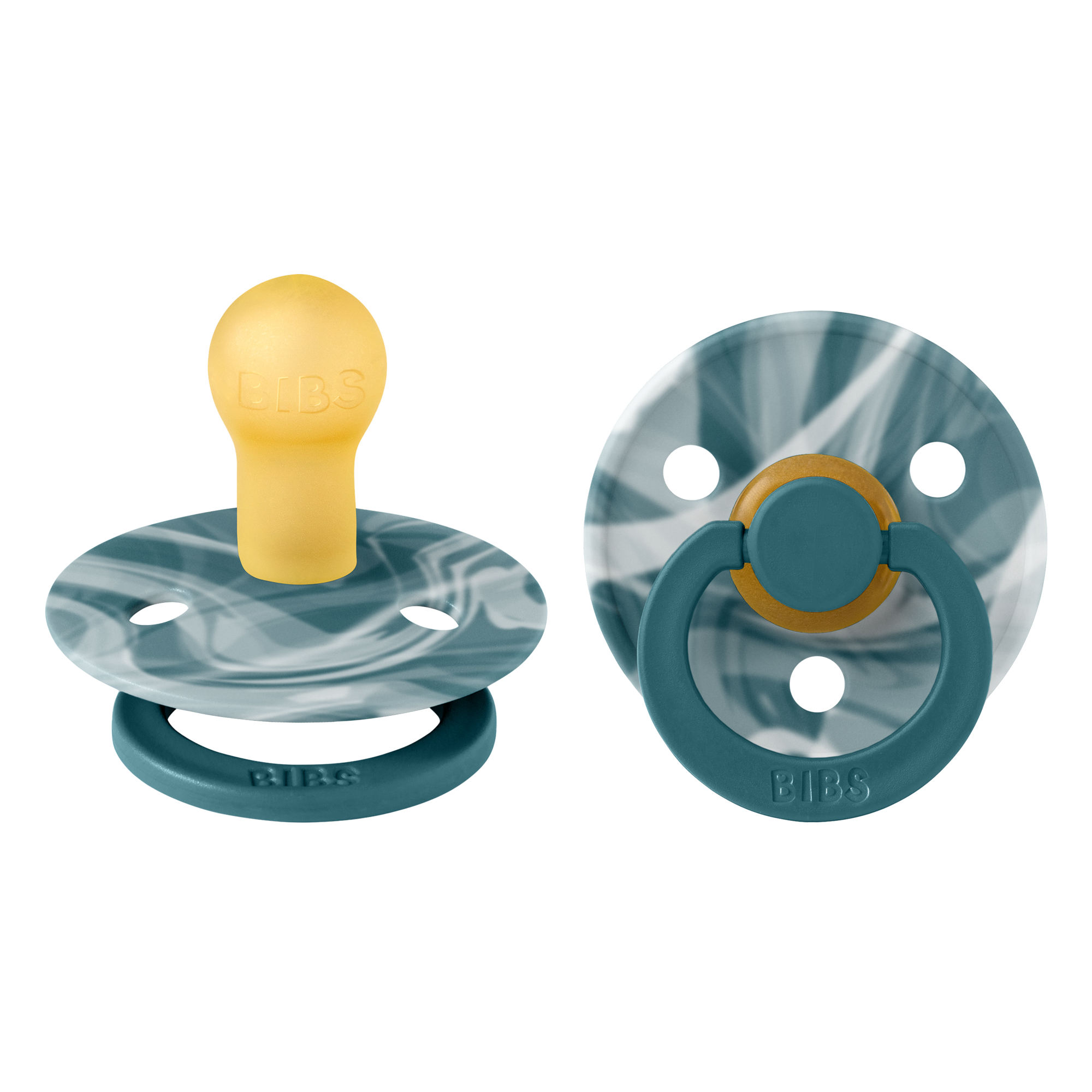 BIBS Tie Dye cumi erdei tó-krémfehér színben - BIBS Colour - www.pippadu.hu - 1. méret