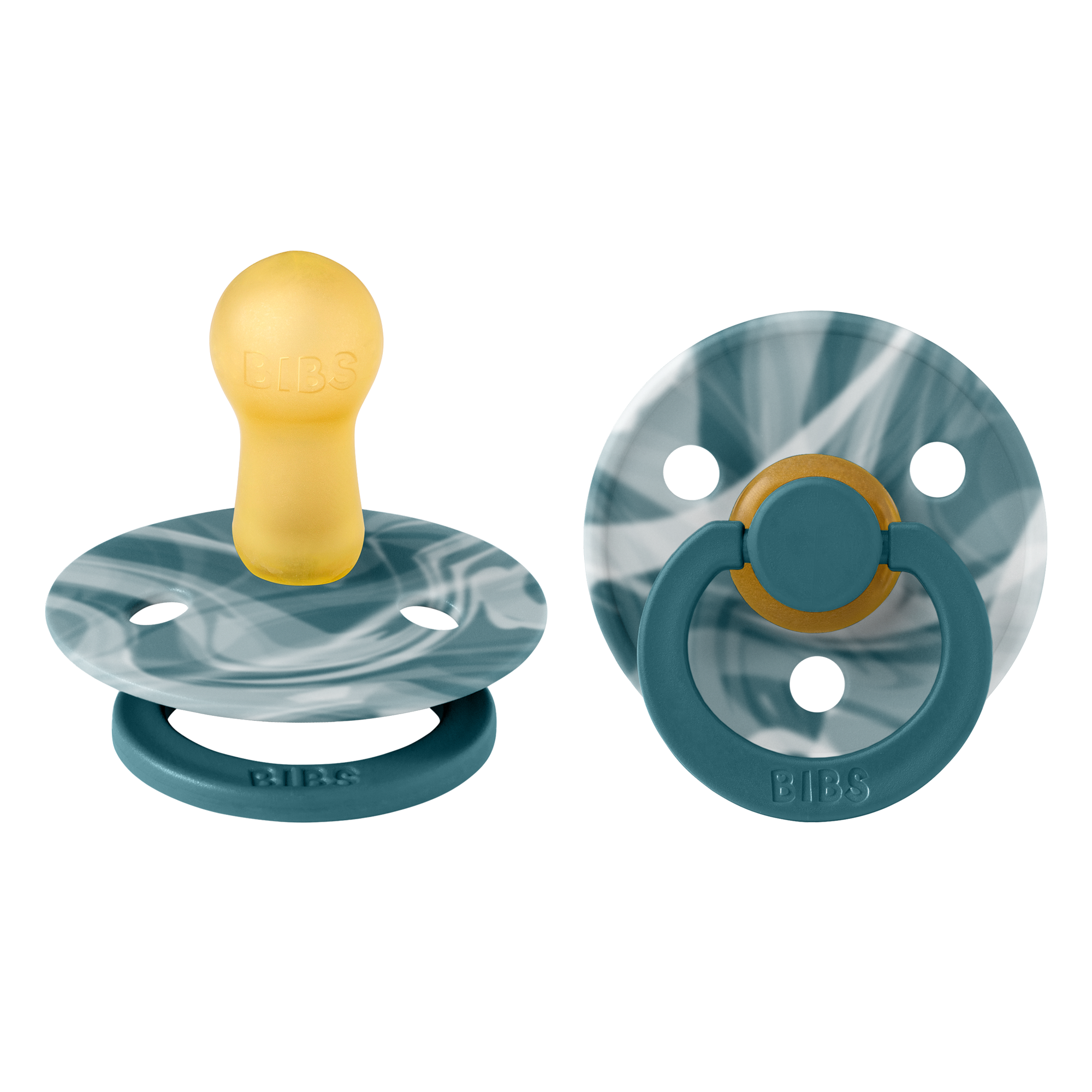 BIBS Tie Dye cumi erdei tó-krémfehér színben - BIBS Colour - www.pippadu.hu - 2. méret