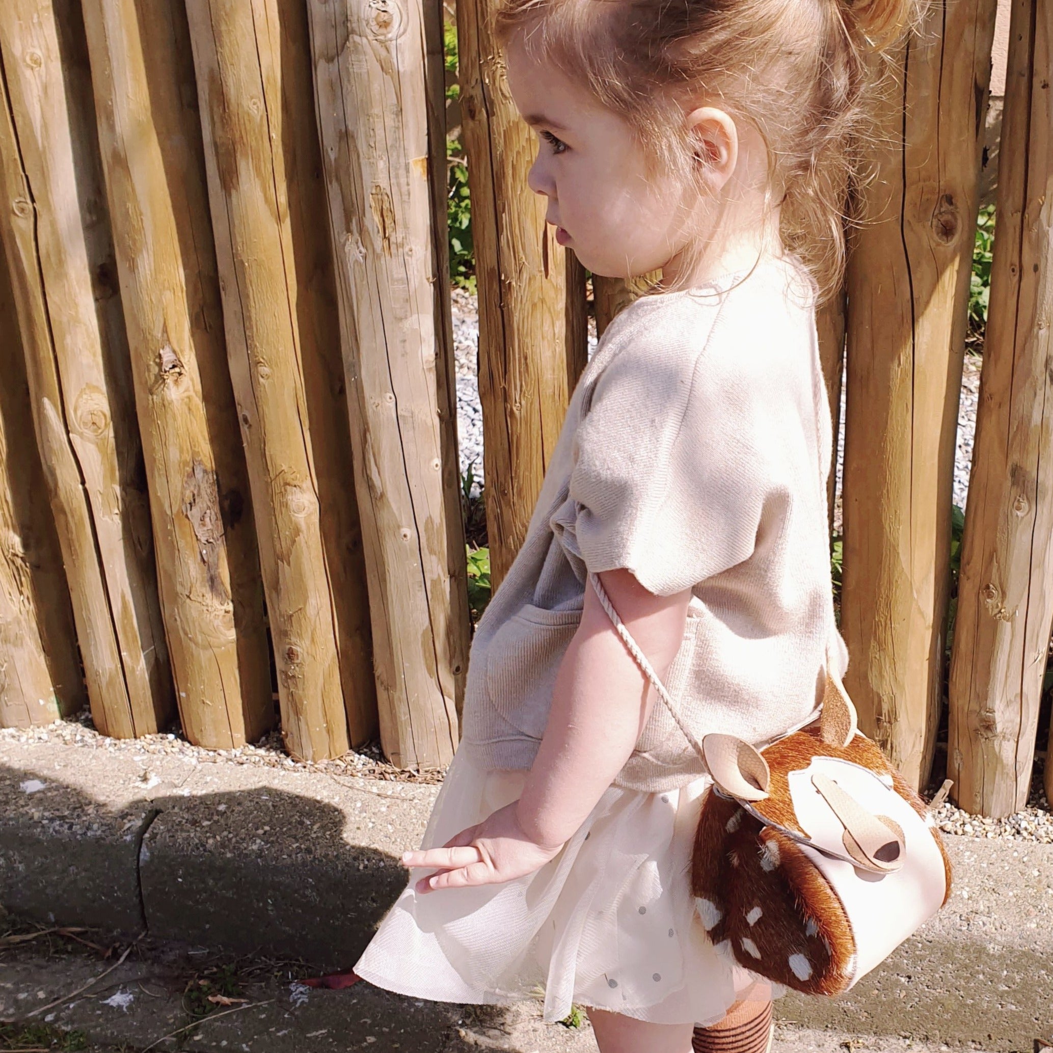 Őzikés batyutáska, gyerek táska, babatáska- Pippadu