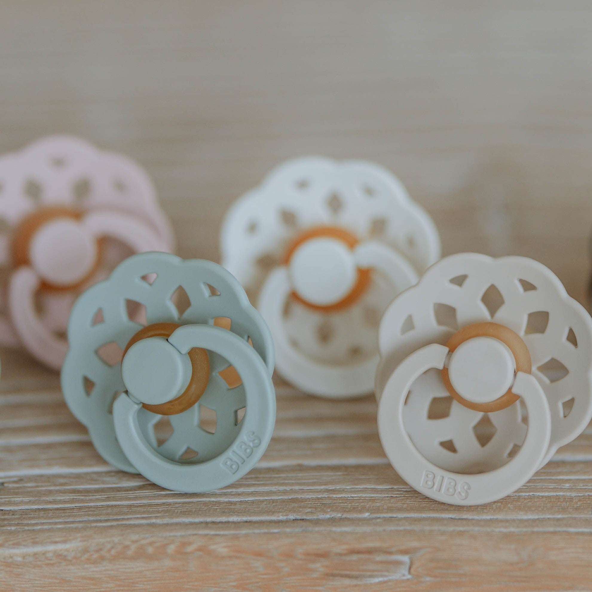 BIBS BOHEME cumi - krémfehér/zsálya - pippadunál