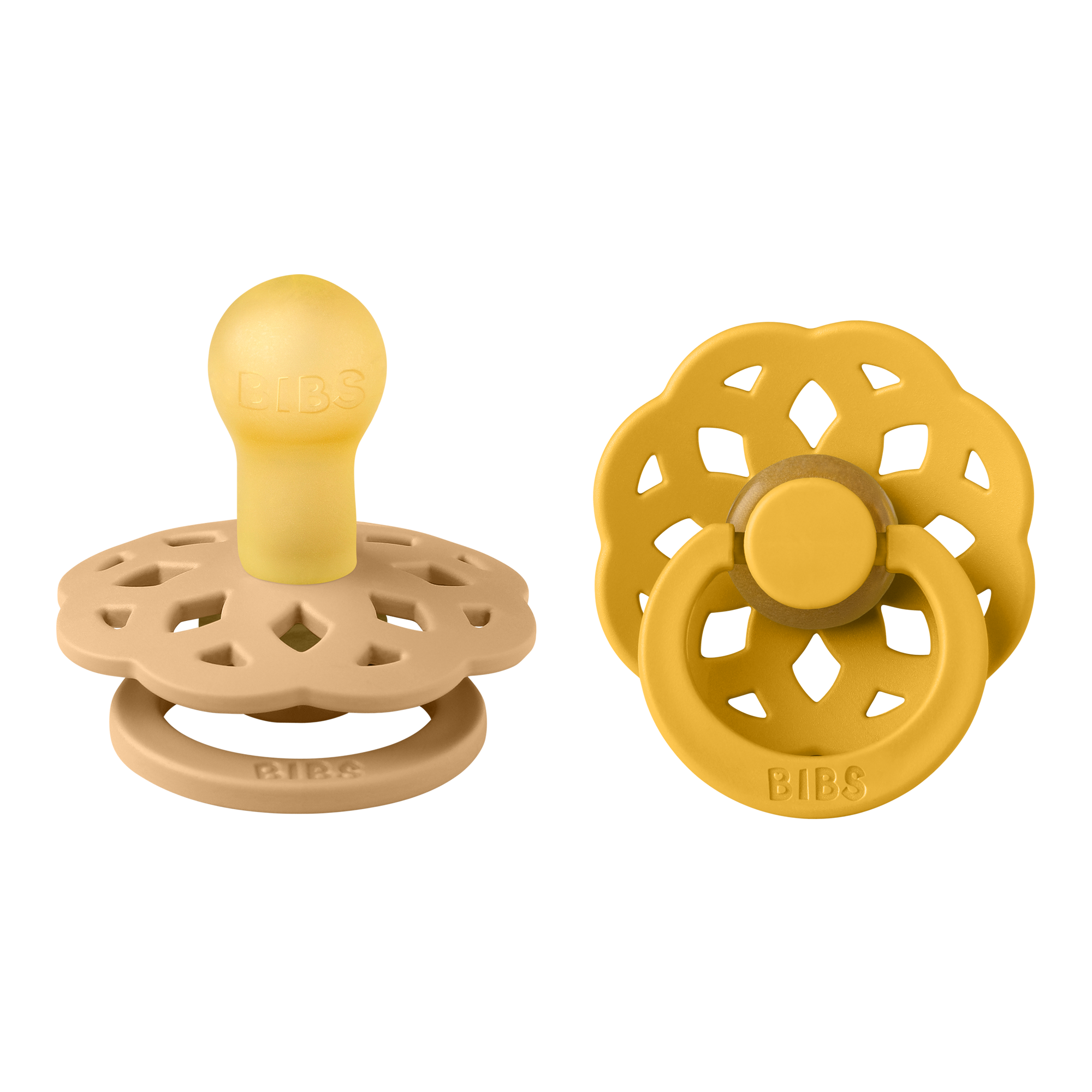 BIBS Boheme cumi aranyhomok és méz színekben - 1. méret - pippadu - natúrkaucsuk cumifej
