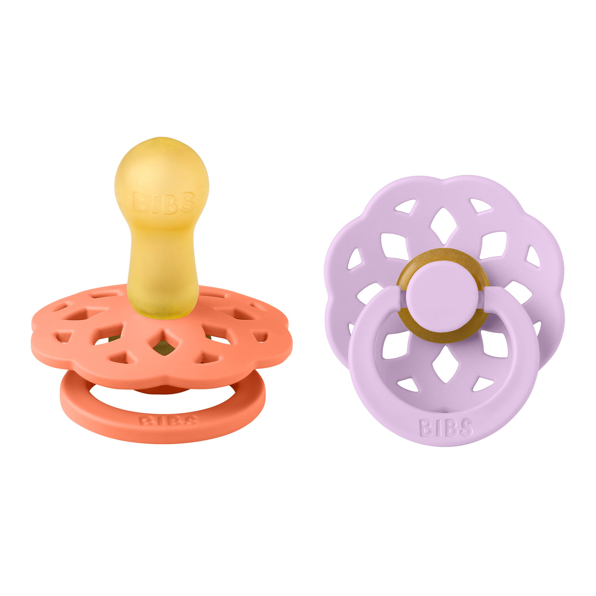 BIBS Boheme új színekben - papaya és viola - pippadu